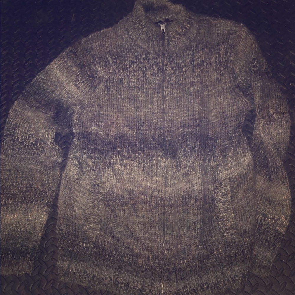 Full zip men’s large sweater